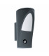 1 Light Outdoor Wall Light with PIR Motion Sensor Anthracite IP44, E27