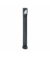 1 Light Outdoor Bollard Light with PIR Motion Sensor Anthracite IP44, E27