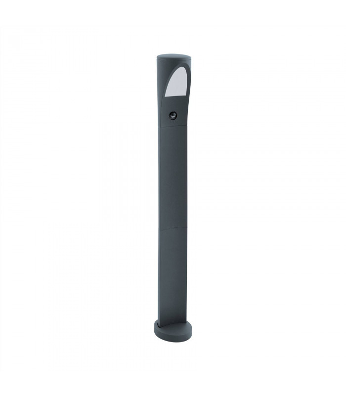 1 Light Outdoor Bollard Light with PIR Motion Sensor Anthracite IP44, E27