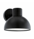 1 Light Outdoor Wall Downlight Black IP44, E27