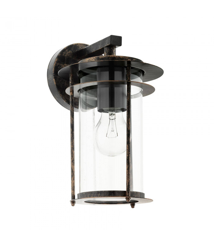 1 Light Outdoor Wall Lantern Antique Copper IP44, E27