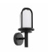 1 Light Outdoor Wall Light Black IP44, E27