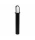 1 Light Outdoor Tall Bollard Light Black IP44, E27