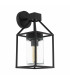 1 Light Outdoor Wall Lantern Black IP44, E27