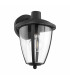 1 Light Outdoor Wall Lantern Black IP44, E27