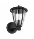 1 Light Outdoor Wall Lantern Black IP44, E27