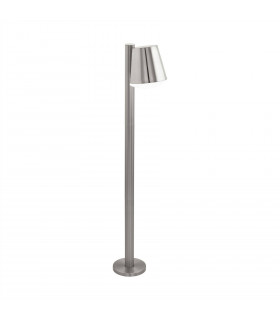 1 Light Outdoor Bollard Light Stainless Steel IP65, E27