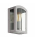 1 Light Outdoor Flush Wall Lantern Stainless Steel IP44, E27