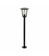 1 Light Outdoor Lamp Post Black IP44, E27