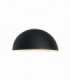 1 Light Outdoor Wall Light Black IP43, E27