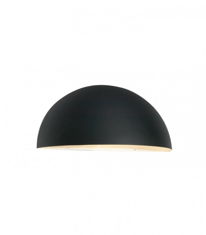 1 Light Outdoor Wall Light Black IP43, E27