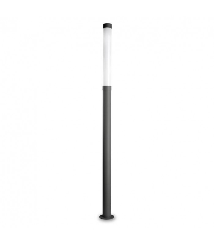 Outdoor Bollard Lamp Post Urban Grey 230.2cm