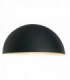 1 Light Outdoor Wall Light Black IP43, E27