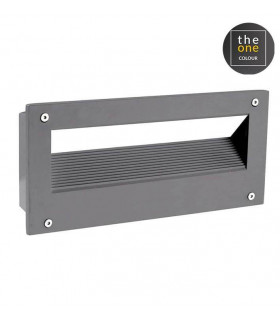 Outdoor LED Recessed Wall Light Micenas LED Urban Grey 25.5cm 648lm 3000K IP65