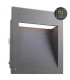 Outdoor LED Recessed Wall Light Micenas LED Urban Grey 25cm 1862lm 3000K IP65