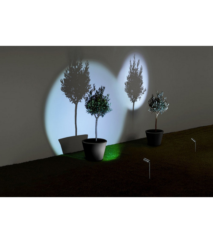 Outdoor LED Spotlight Black 285lm 3000K IP65