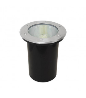 Outdoor Recessed Ground Uplight Polished 1x E27 IP67
