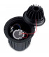 Outdoor LED Recessed Ground Uplight Stainless Steel Polished 18.5cm 1667lm 10deg. 3000K IP67