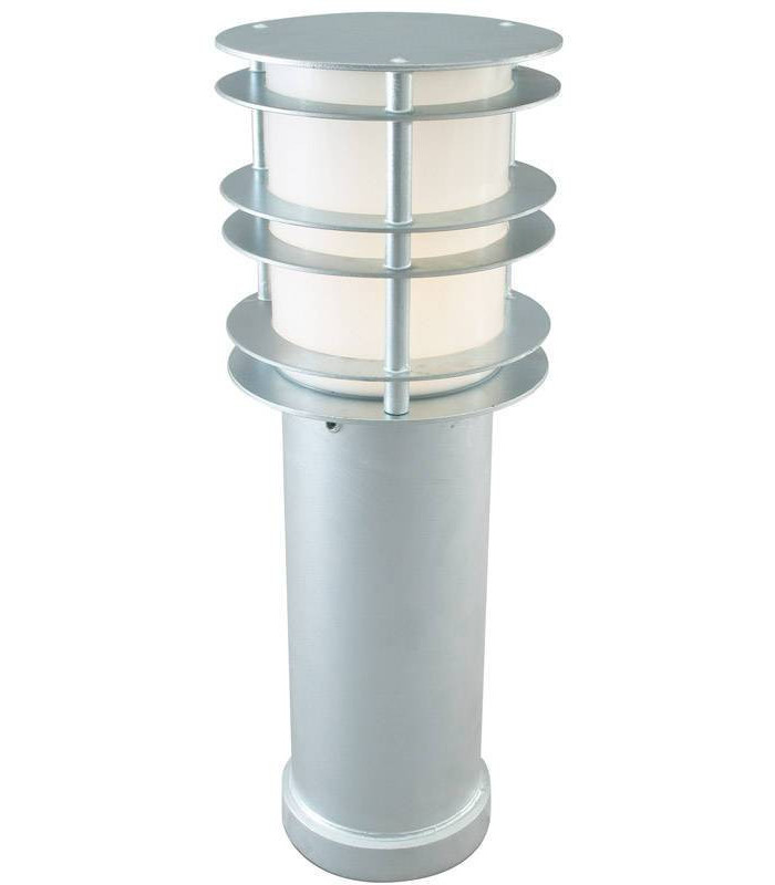 Outdoor Medium Bollard Galvanised, E27