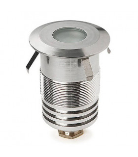 Outdoor LED Recessed Ground Uplight Stainless Steel Polished 6cm 162lm 3000K IP67