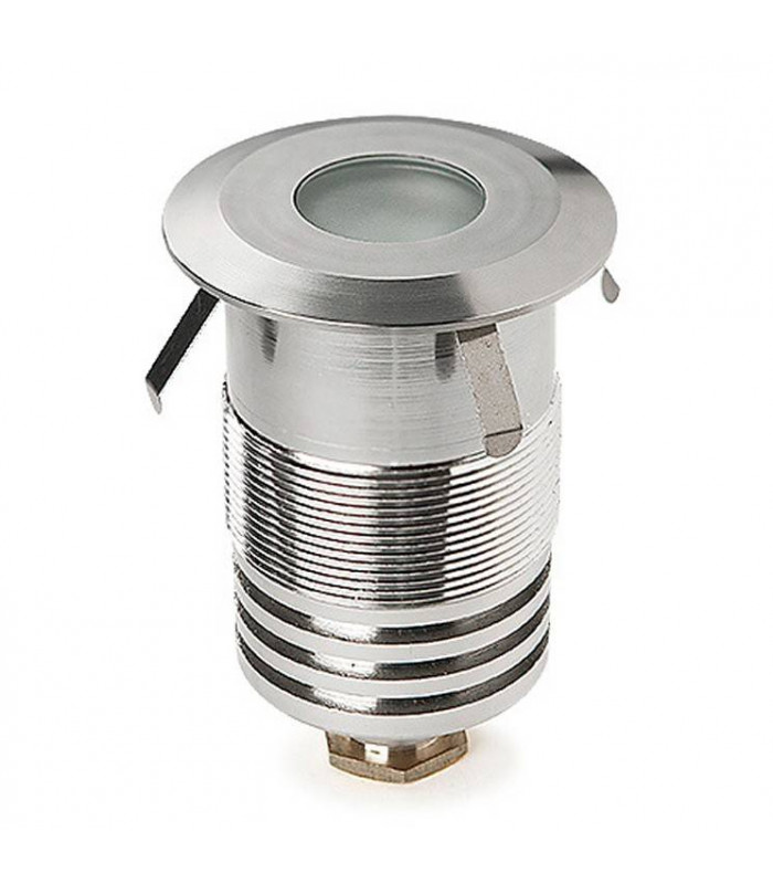 Outdoor LED Recessed Ground Uplight Stainless Steel Polished 6cm 162lm 3000K IP67