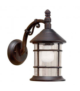 Wall Lantern Oxide Brown 1x E27