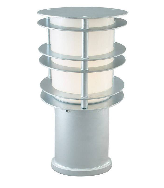 Outdoor Small Bollard Galvanised, E27