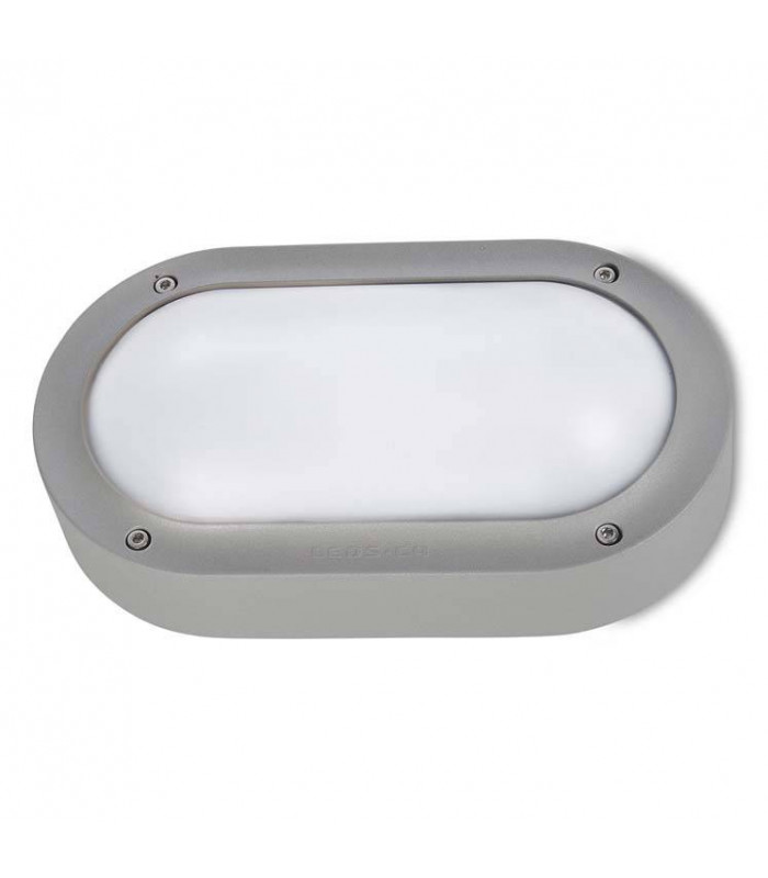 Outdoor LED Flush Wall Light Basic Urban Grey 22cm 900lm 4000K IP65
