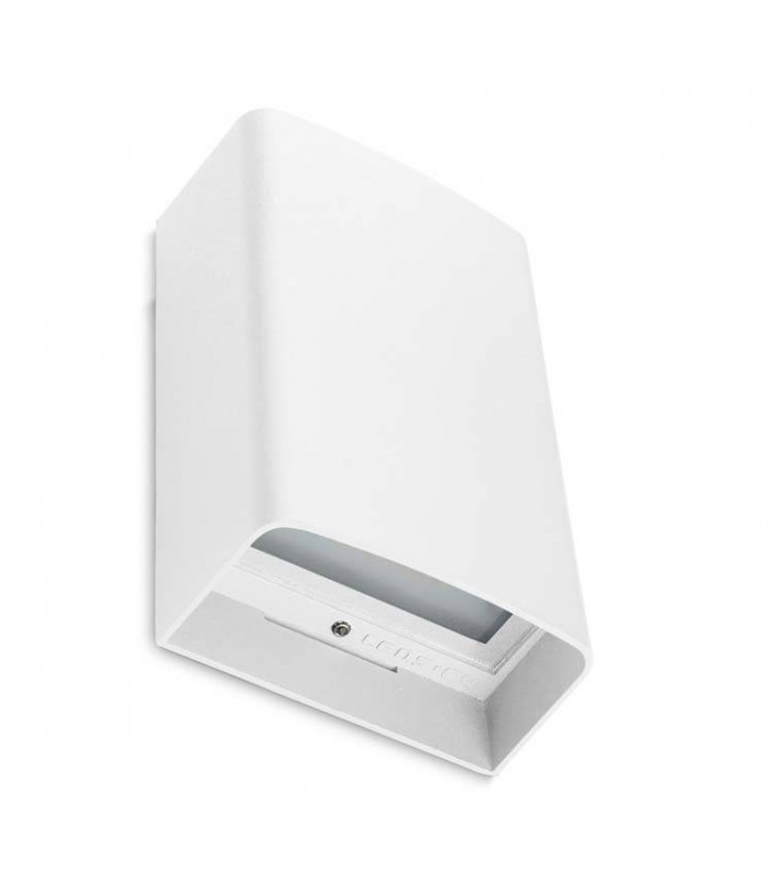 Outdoor LED Up & Down Flush Wall Light White 16cm 1027lm 3000K IP65