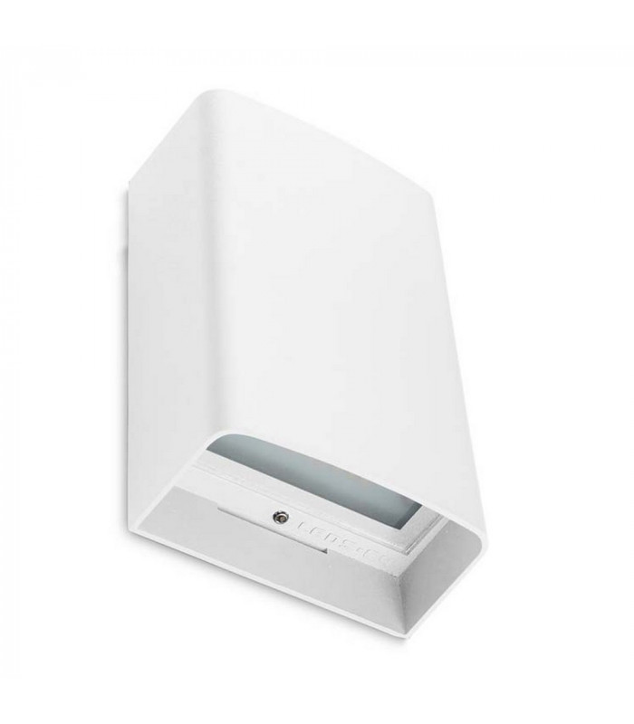 Outdoor LED Up & Down Flush Wall Light White 16cm 1027lm 3000K IP65