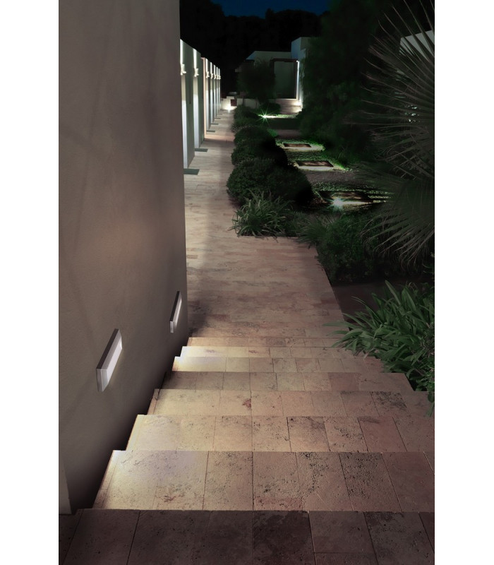 Outdoor LED Wall Surface Mounted Light White 8cm 292lm 4000K IP65
