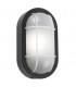 Outdoor LED Bulkhead Wall Light Grey White 701lm 3000K IP65
