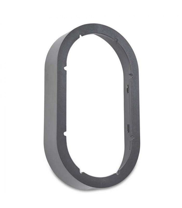 Outdoor LED Bulkhead Wall Light Grey White 701lm 3000K IP65