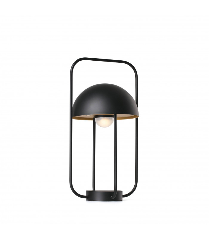 LED Black / Gold Portable Lamp 3W 2700K