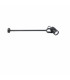 Outdoor LED Spotlight With Arm Black 14W 3000K IP65