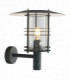 1 Light Outdoor Wall Lantern Light Black IP54, E27