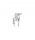 Outdoor LED Spike Light Black H20 14W 3000K IP65