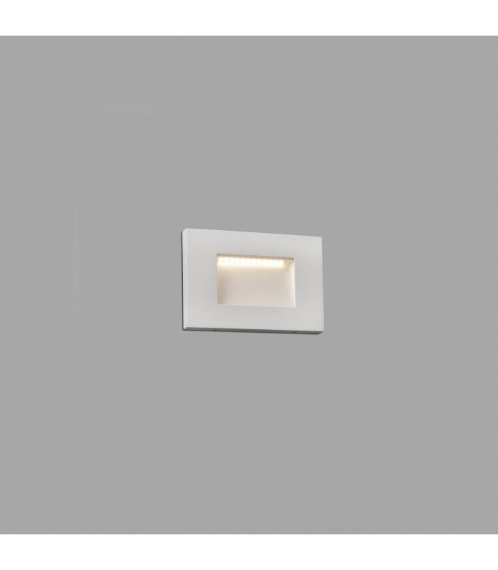 Outdoor LED Recessed Wall Light White 3.6W 3000K IP65
