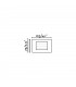 Outdoor LED Recessed Wall Light Grey 5W 3000K IP65
