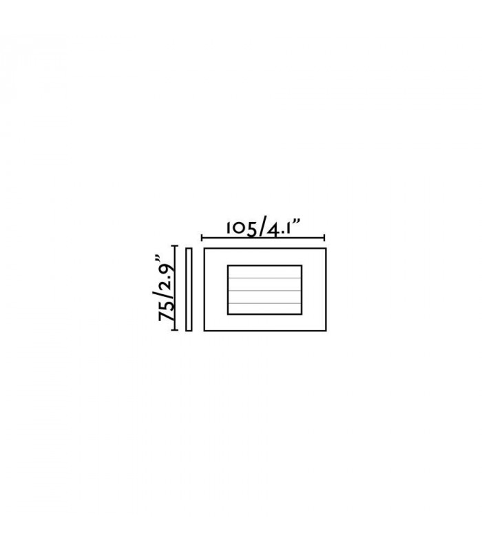 Outdoor LED Recessed White Grey 5W 3000K IP65