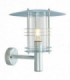 1 Light Outdoor Wall Lantern Light Galvanised IP54, E27