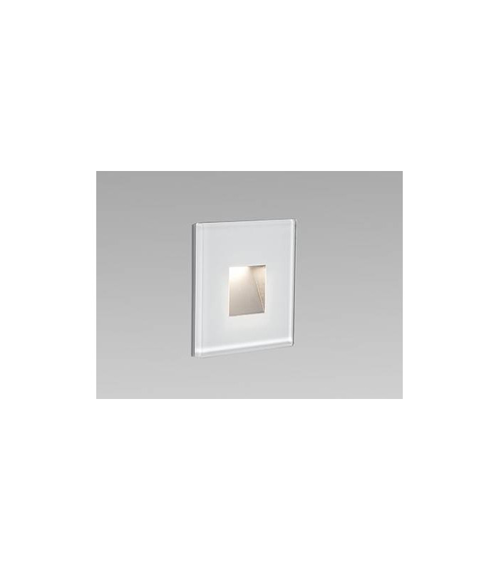 Outdoor LED Recessed Wall Light White 2W 2700K IP65