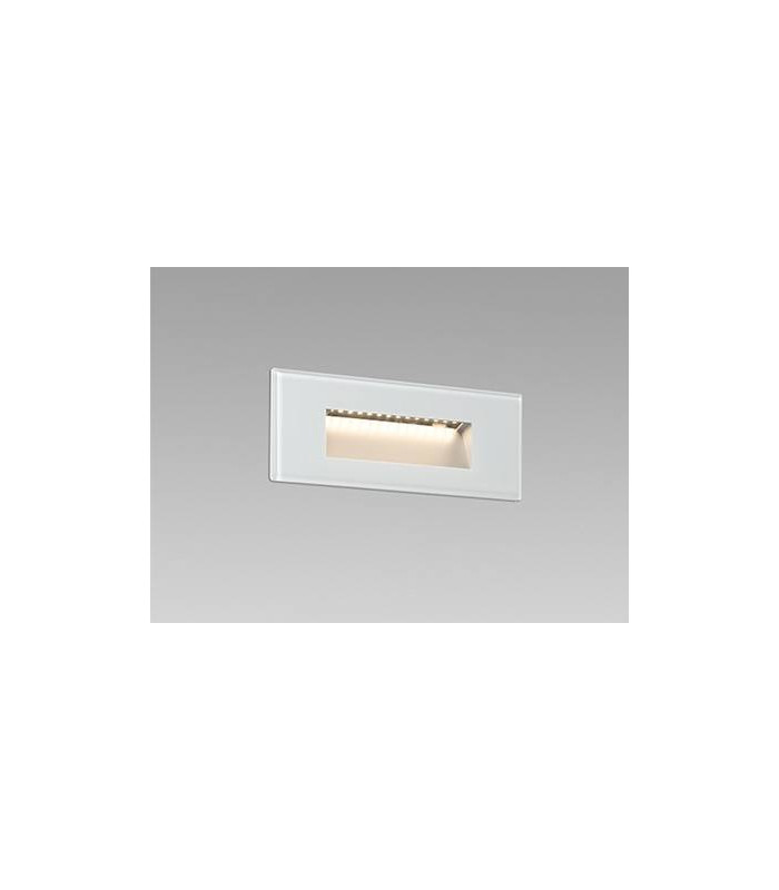 Outdoor LED Recessed Wall Light White 5W 2700K IP65