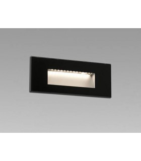 Outdoor LED Recessed Wall Light Black 5W 2700K IP65