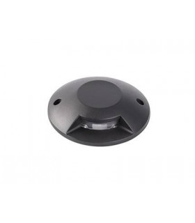 Outdoor LED Recessed Ground Light Black 6W 3000K IP67