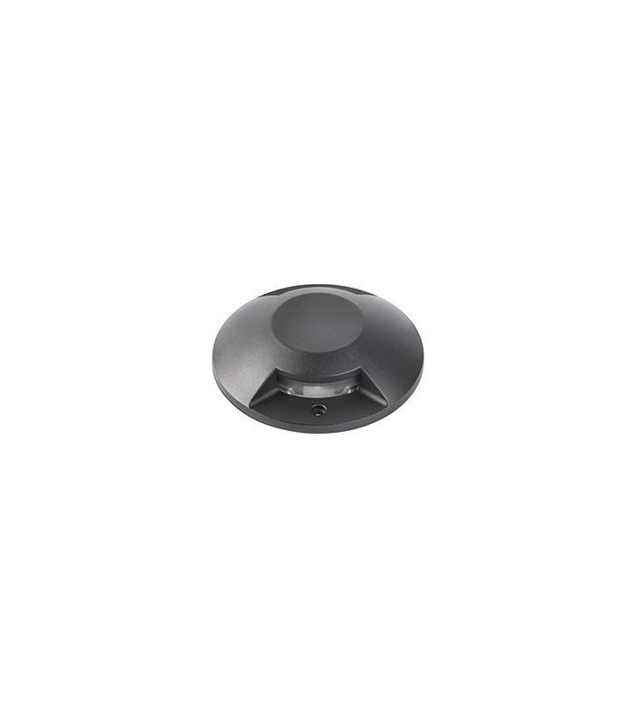 Outdoor LED Recessed Ground Light Black 2x 6W 3000K IP67