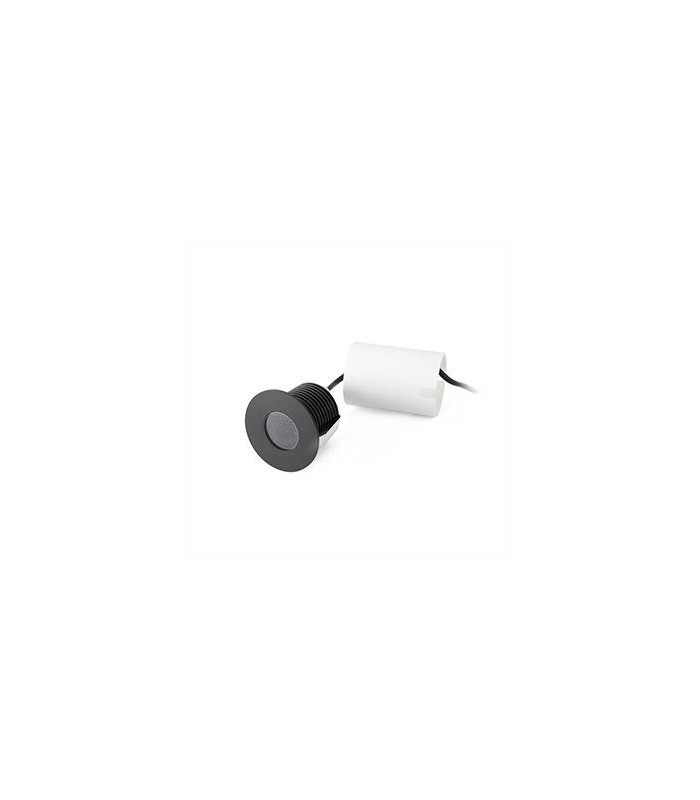 Outdoor LED Recessed Ground Lamp Anodized Black 7W 3000K IP67