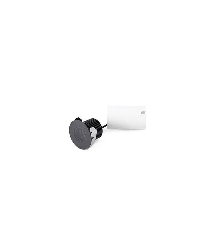 Outdoor LED Recessed Ground Lamp Anodized Black 13W 3000K IP67