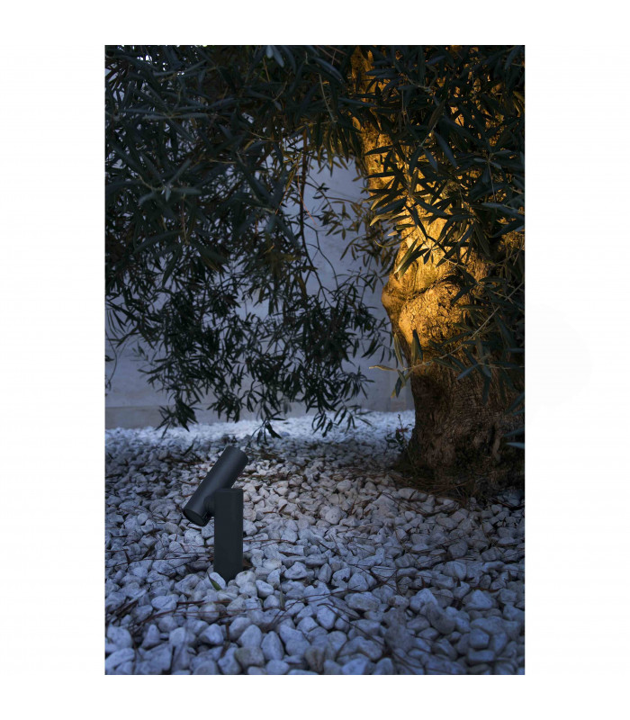 Outdoor Wall Lamp Spotlight Dark Grey 6W H140 IP65