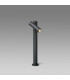 Outdoor LED Bollard Spotlight Lamp Dark Grey 6W H430 IP65